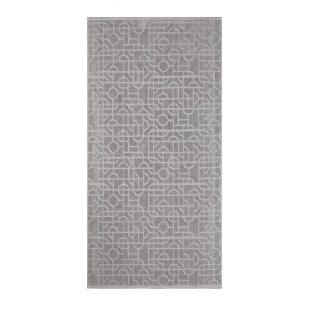 VINGA Verso Handtuch aus OCS Bio-Baumwolle, 4er-Set - grau