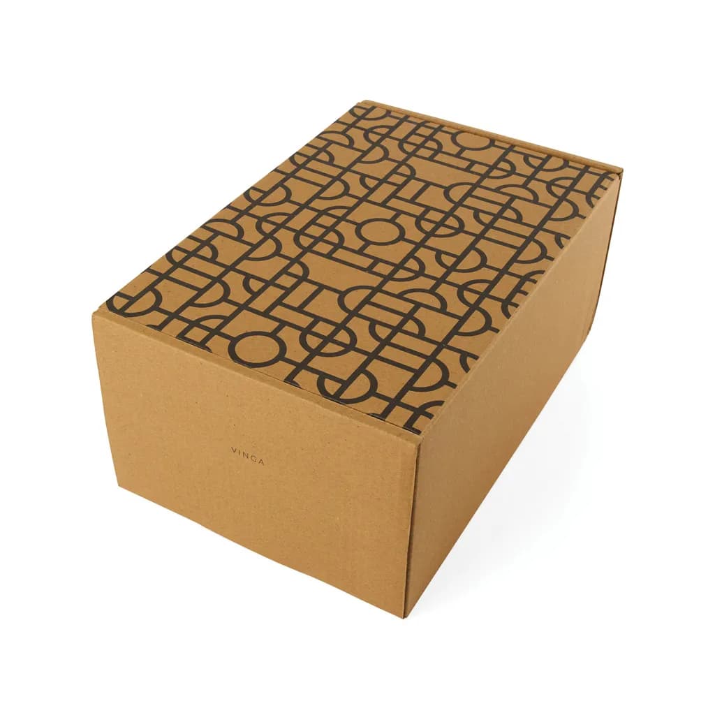 VINGA Verso Handtuch aus OCS Bio-Baumwolle, 4er-Set - grau