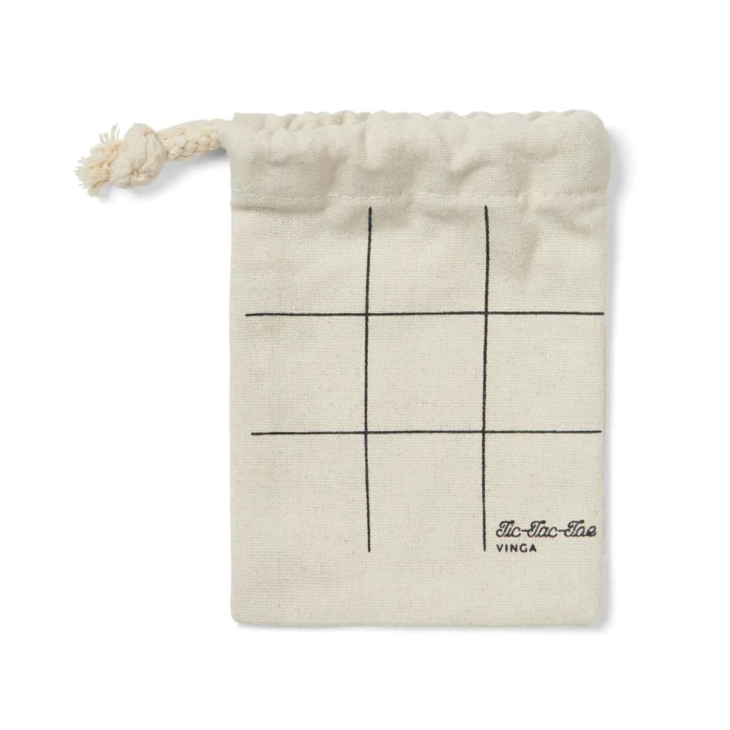 VINGA Tic-Tac-Toe Mini-Spiel - braun