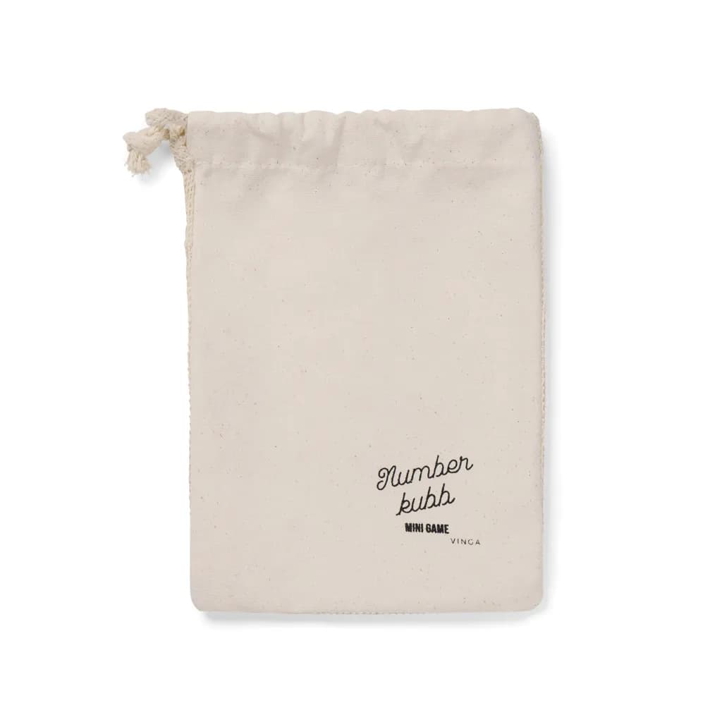 VINGA Muge Mini Zahlen-Spiel - braun