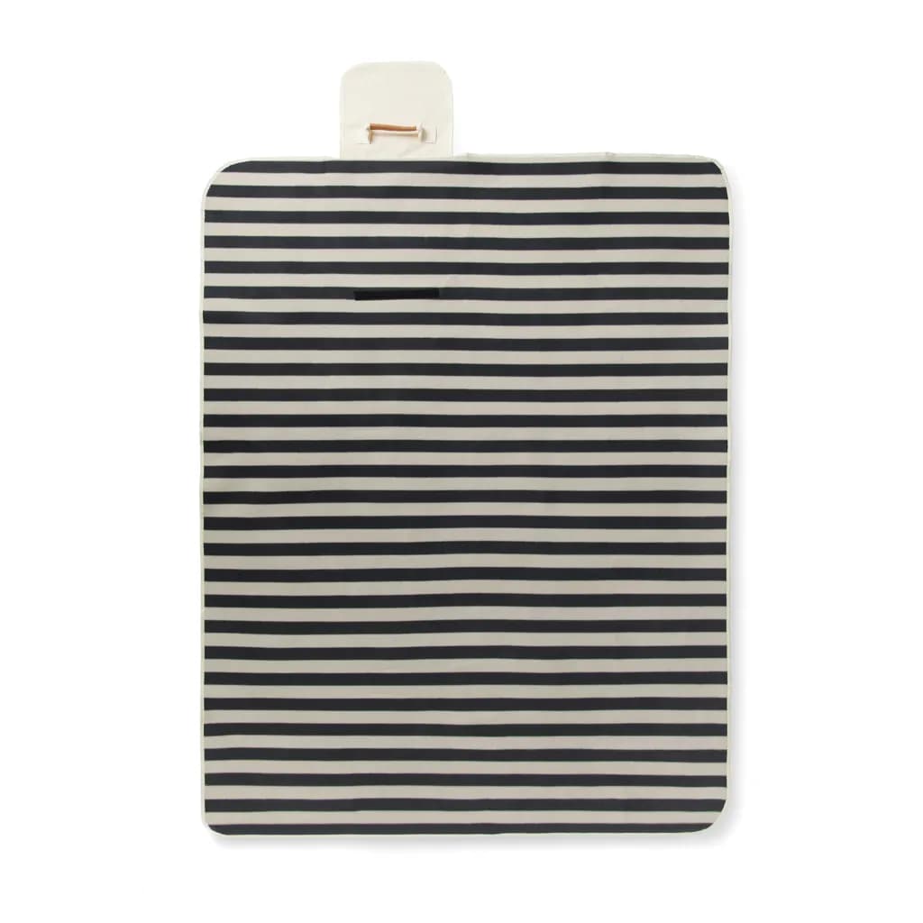 VINGA Alba GRS rPET Picknickdecke - schwarz