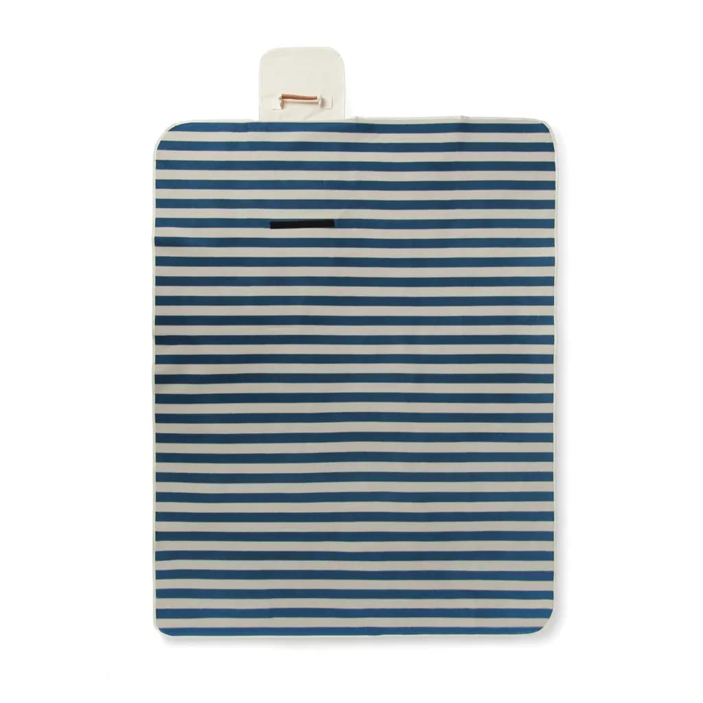 VINGA Alba GRS rPET Picknickdecke - navy blau