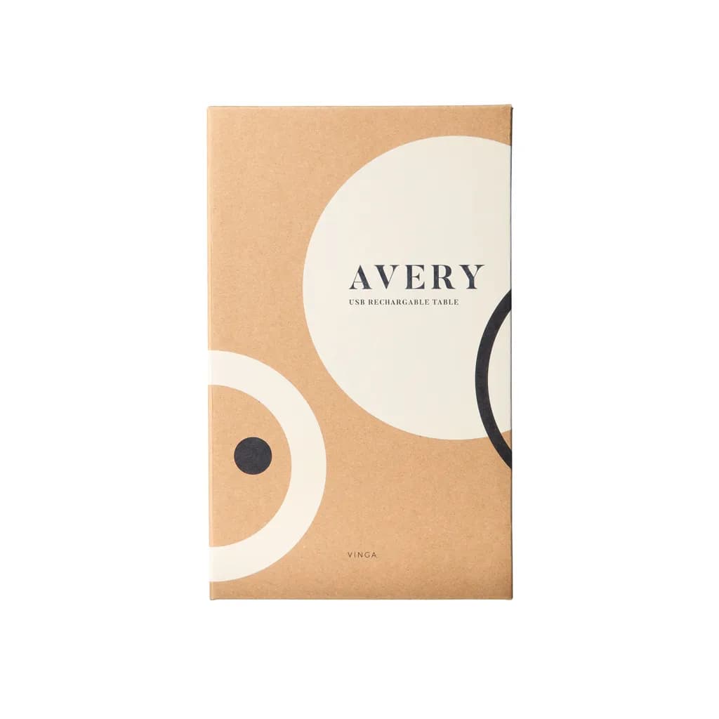 VINGA Avery RCS Tischlampe - greige