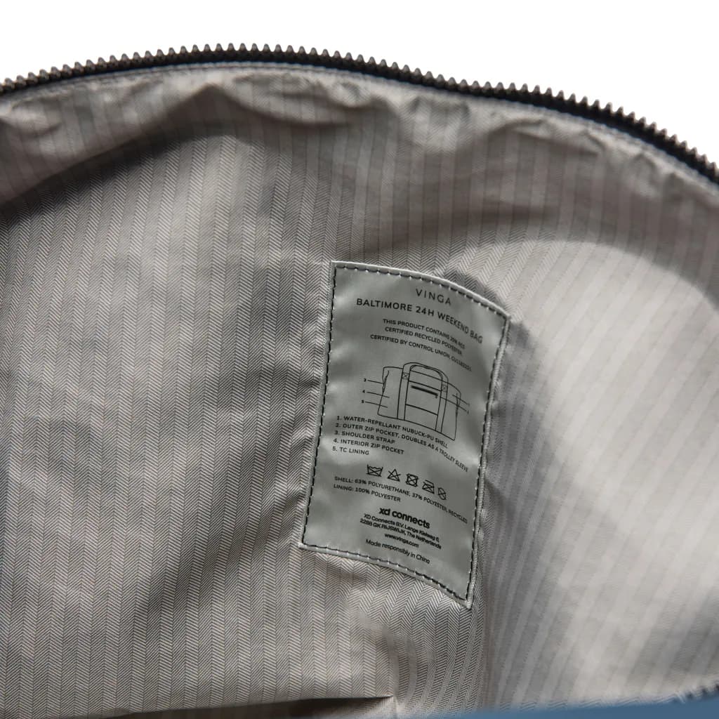 VINGA Baltimore RCS 24h Wochenendtasche - navy blau