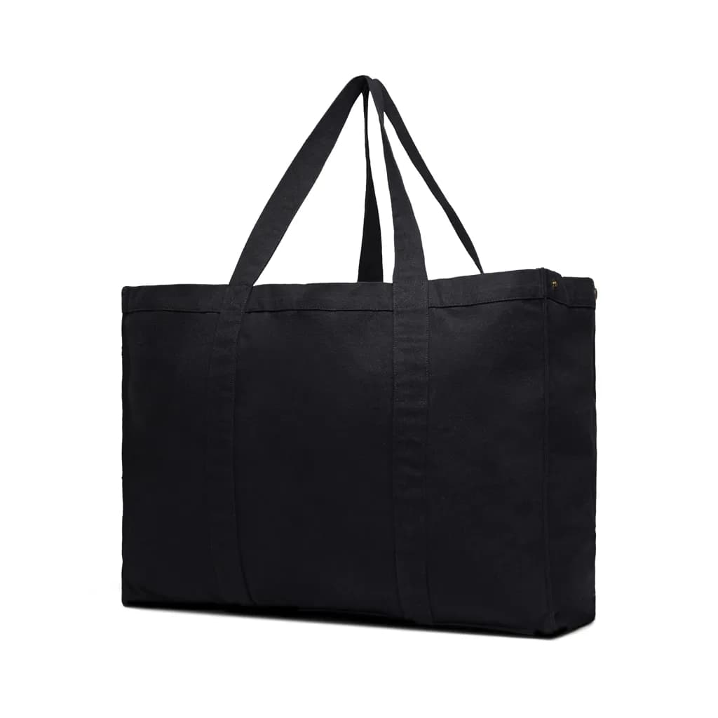 VINGA Hilo AWARE™ Maxi-Tasche aus recyceltem Canvas - schwarz