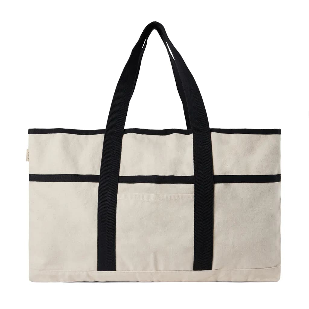 VINGA Volonne AWARE™ Strandtasche aus recyceltem Canvas - off white