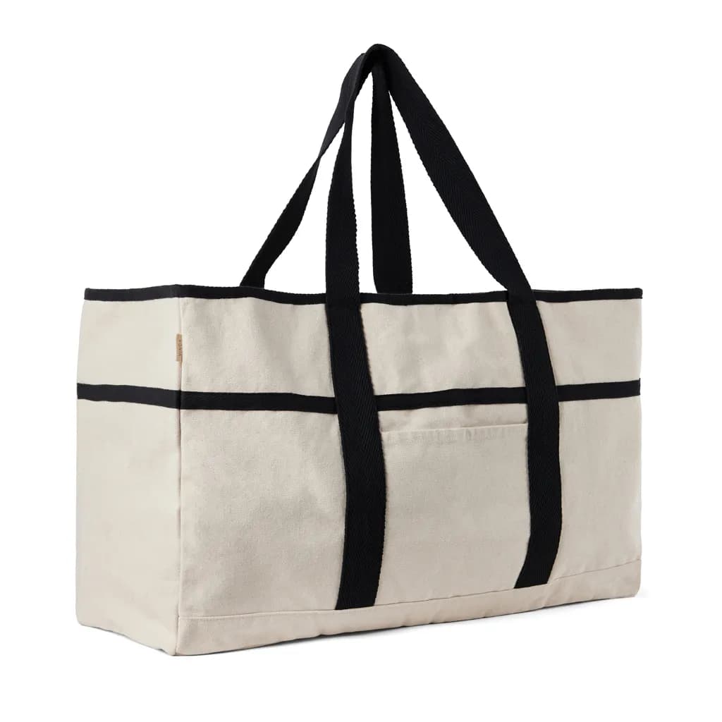 VINGA Volonne AWARE™ Strandtasche aus recyceltem Canvas - off white