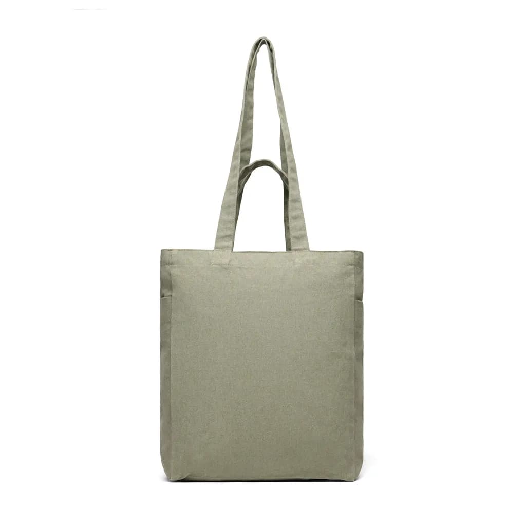 VINGA Hilo AWARE™ Tasche mit Reißverschluss aus rec. Canvas - grün