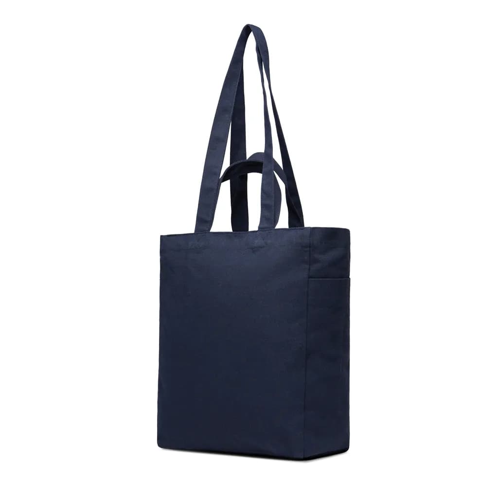 VINGA Hilo AWARE™ Tasche mit Reißverschluss aus rec. Canvas - navy blau
