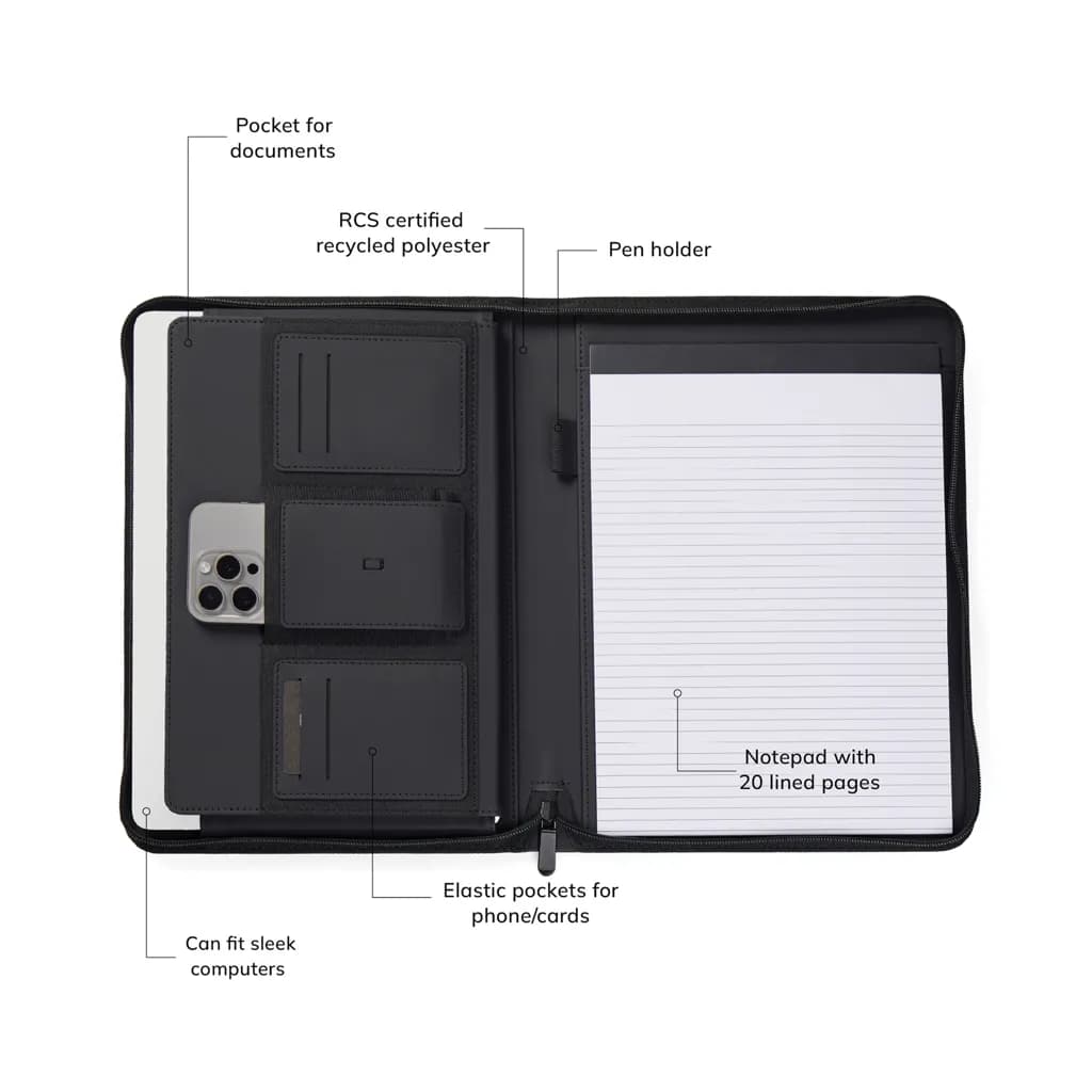 VINGA Baltimore RCS A4 Portfolio - schwarz