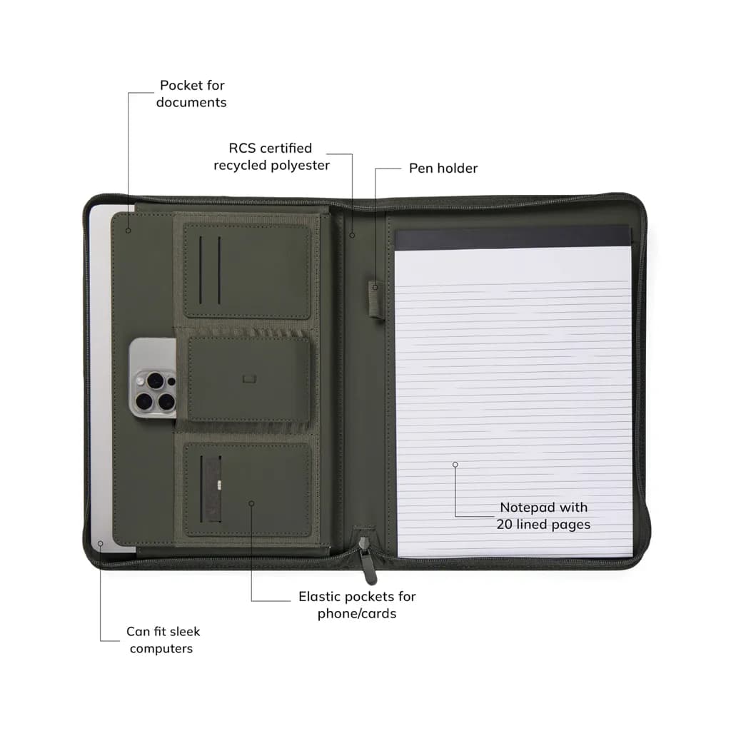 VINGA Baltimore RCS A4 Portfolio - grün