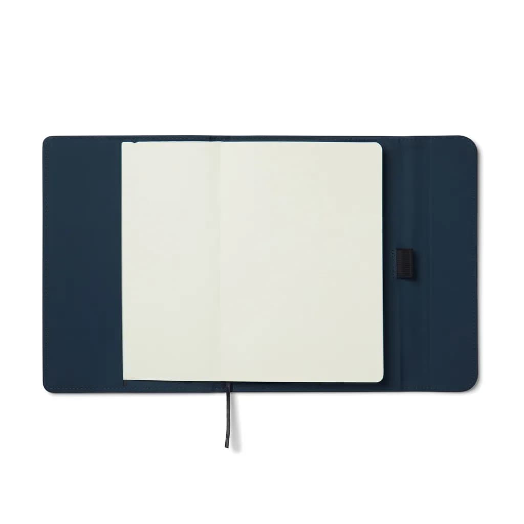 VINGA Baltimore GRS-zertifiziertes Papier & PU-Notizbuch - navy blau