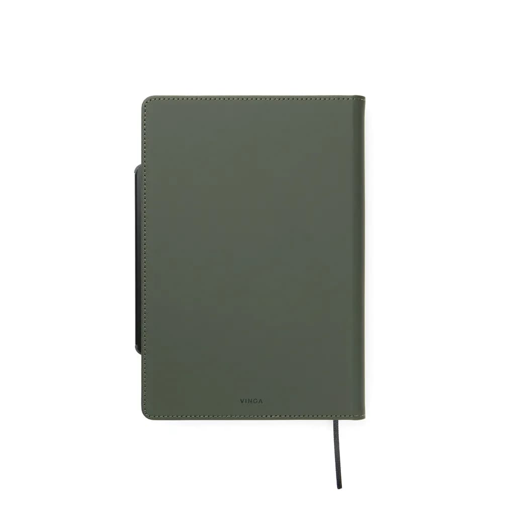 VINGA Baltimore RCS 4-in-1 nachfüllbares Notizbuch - grün