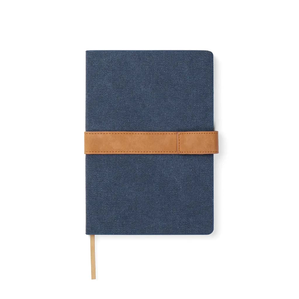 VINGA Bosler Notizbuch aus RCS recyceltem Papier - navy blau