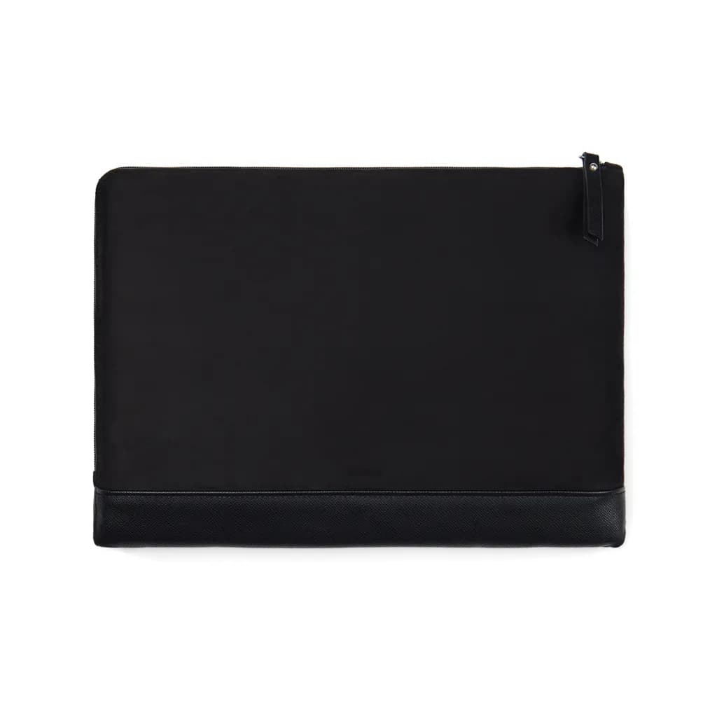 VINGA Marlow 14 Laptop Sleeve aus RCS recyceltem Polyester - schwarz
