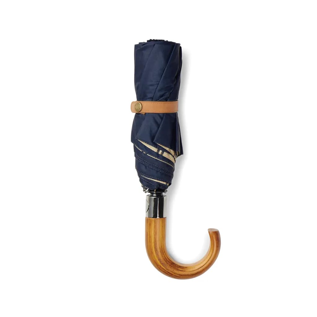 VINGA Bosler AWARE™ 21 faltbarer Schirm aus recyceltem PET - navy blau