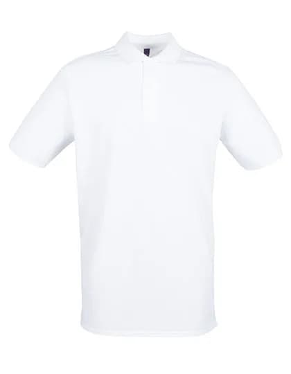 Men´s Micro-Fine Piqué Polo Shirt - White