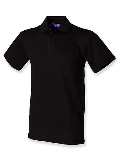 Men´s Stretch Piqué Polo Shirt - Black