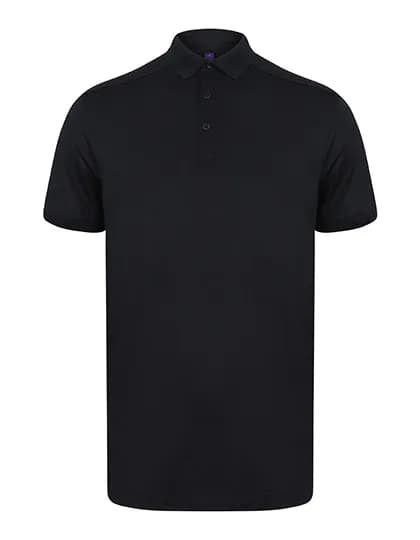 Men´s Slim Fit Stretch Polo Shirt + Wicking Finish - Navy