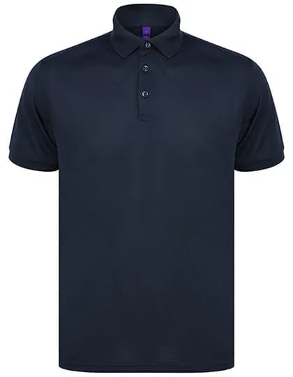 Recycled Polyester Polo Shirt - Navy