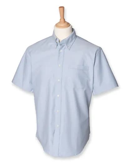 Men´s Classic Short Sleeved Oxford Shirt - Blue Oxford