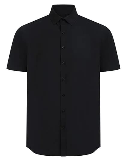 Men´s Short Sleeved ´Cotton Feel´ Coolplus® Shirt - Black