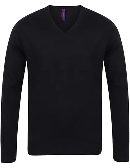 Men´s Lightweight V-Neck Jumper - Black