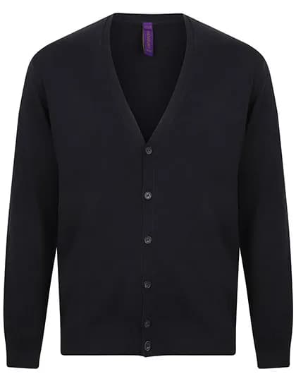 Men´s Lightweight V-Neck Cardigan - Navy