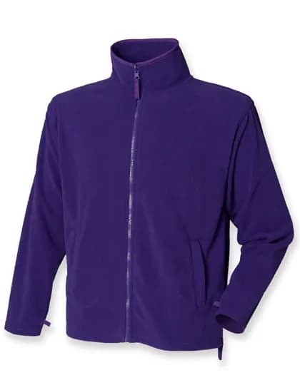 Men´s Microfleece Jacket - Purple