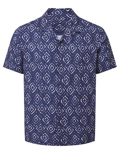 Men´s Shirt - Navy-White-Aztec