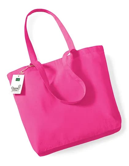 Organic Cotton Shopper - Fuchsia