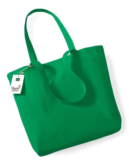 Organic Cotton Shopper - Kelly Green