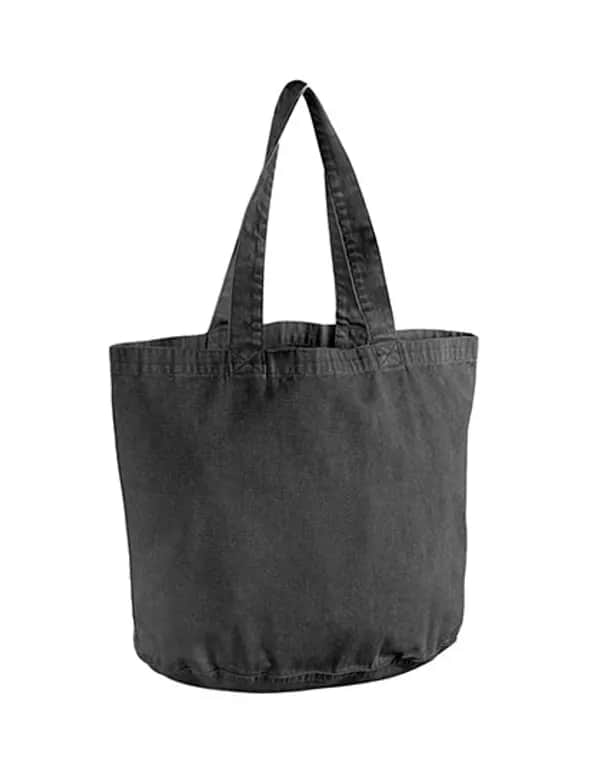Garment Dyed Shopper - Vintage Black