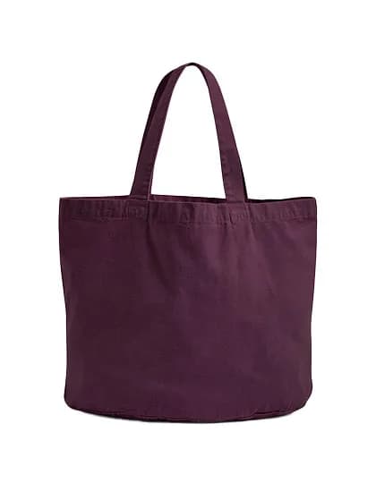 Garment Dyed Shopper - Vintage Oxblood