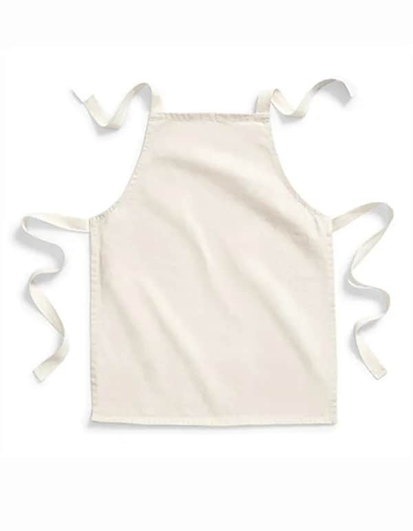 Fairtrade Cotton Junior Craft Apron - Natural