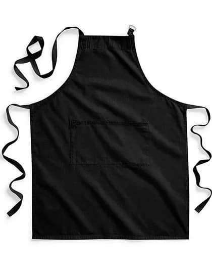 Fairtrade Cotton Adult Craft Apron - Black