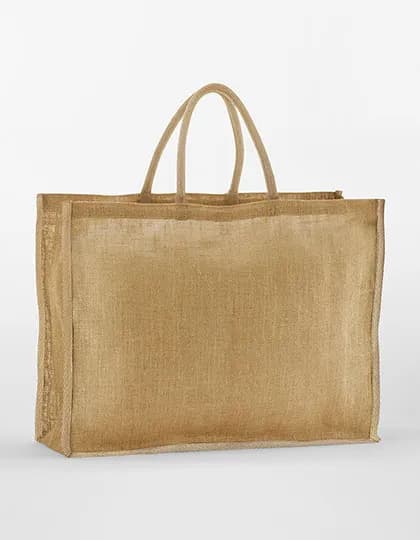 Natural Starched Jute Market Shopper - Natural/Natural