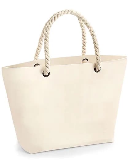 Nautical Beach Bag - Natural