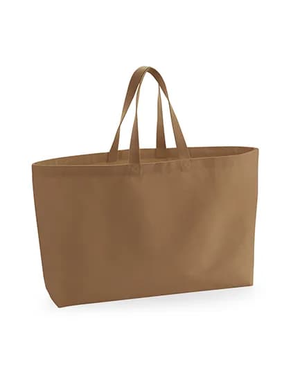 Oversized Canvas Bag - Caramel