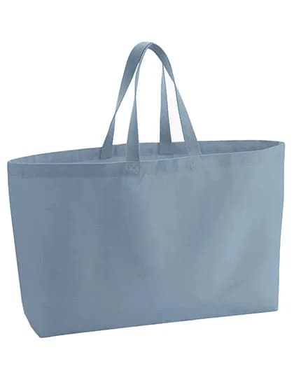 Oversized Canvas Bag - Dusty Blue