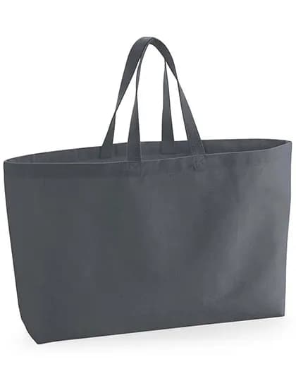 Oversized Canvas Bag - Graphite Grey