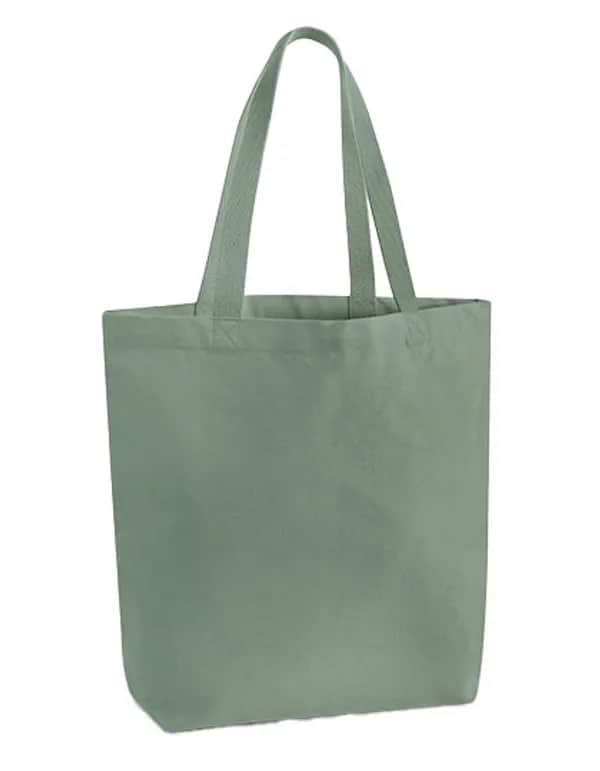 Heavyweight Canvas Tote Bag - Dusty Green