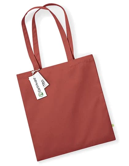 EarthAware® Organic Bag For Life - Orange Rust