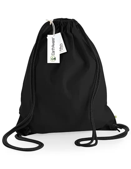 EarthAware® Organic Gymsac - Black/Black