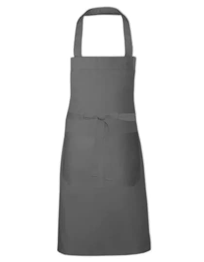 Cotton Hobby Apron - Dark Grey (ca. Pantone 431)