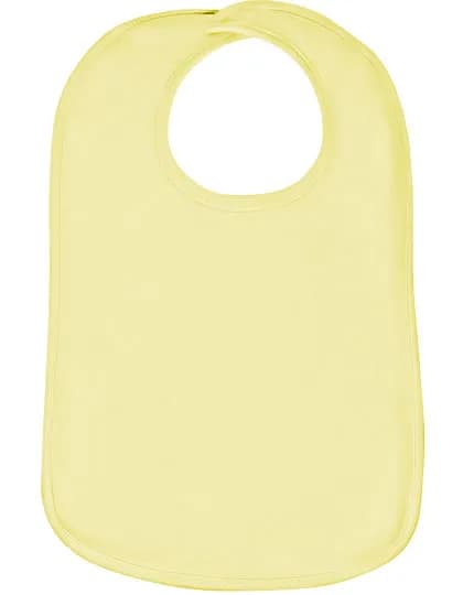 Organic Baby Bib Olli 01 - Pastel Yellow