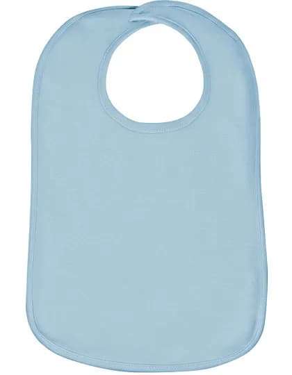 Organic Baby Bib Olli 01 - Powder Blue