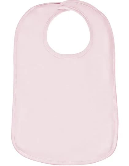 Organic Baby Bib Olli 01 - Powder Pink