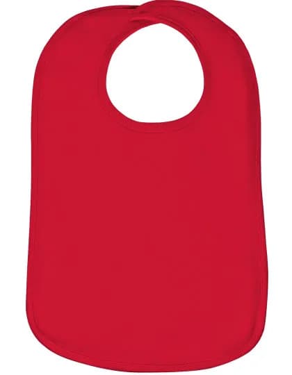 Organic Baby Bib Olli 01 - Red