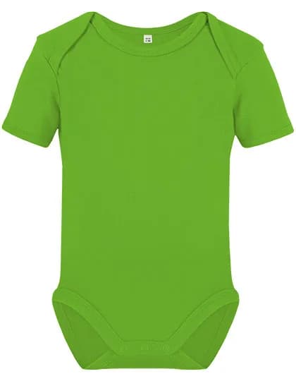 Organic Baby Bodysuit Short Sleeve Bailey 01 - Apple Green